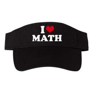 I Love Math Valucap Bio-Washed Visor