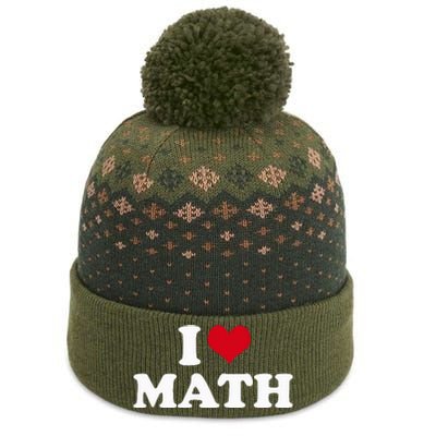 I Love Math The Baniff Cuffed Pom Beanie