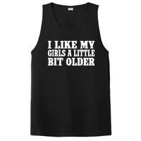 I Like My Girl A Little Bit Older Funny Retro Vintage PosiCharge Competitor Tank