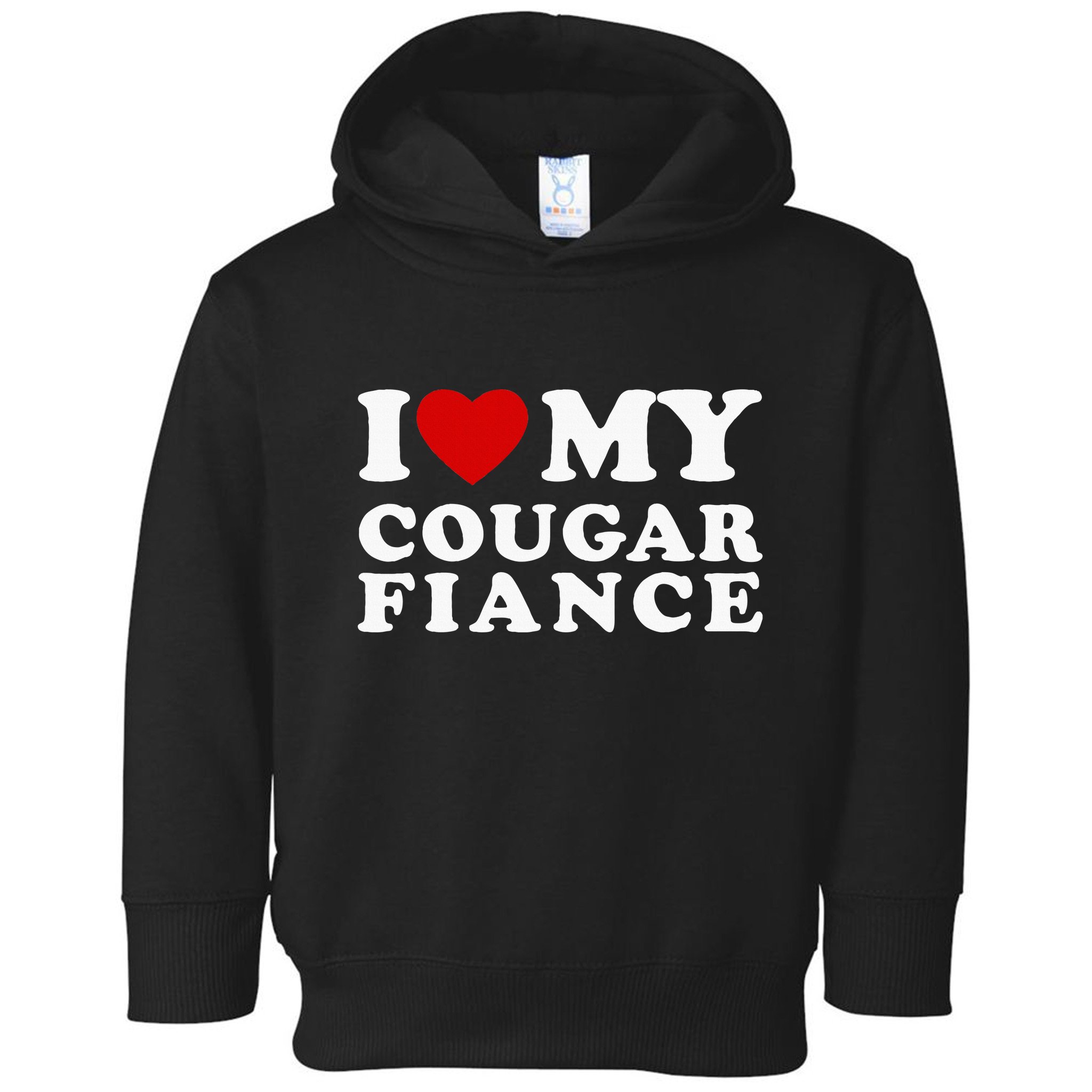 I Love My Cougar Fiance I Heart My Cougar Fiance Toddler Hoodie