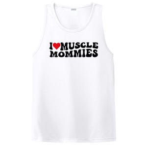 I Love Muscle Mommies, I Heart Muscle Mommies, Muscle Mommy PosiCharge Competitor Tank