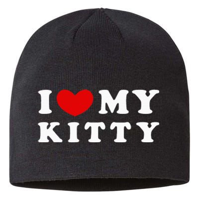 I Love My Kitty Sustainable Beanie