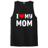 I Love My Mom Funny Mothers Day Gifts For Mom Mommy Mama PosiCharge Competitor Tank