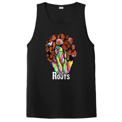 I Love My Roots Back Powerful History Month Pride DNA PosiCharge Competitor Tank