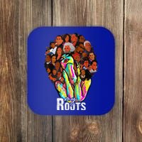 I Love My Roots Back Powerful History Month Pride DNA Coaster