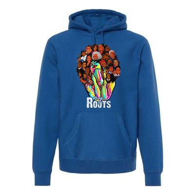 I Love My Roots Back Powerful History Month Pride DNA Premium Hoodie