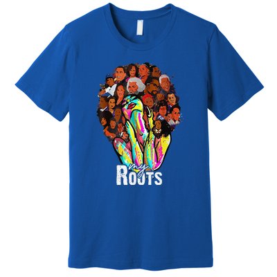 I Love My Roots Back Powerful History Month Pride DNA Premium T-Shirt