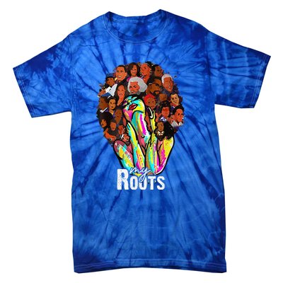 I Love My Roots Back Powerful History Month Pride DNA Tie-Dye T-Shirt