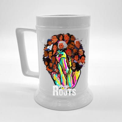 I Love My Roots Back Powerful History Month Pride DNA Beer Stein