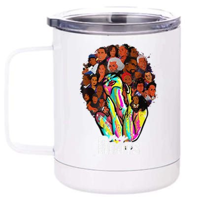 I Love My Roots Back Powerful History Month Pride DNA 12 oz Stainless Steel Tumbler Cup