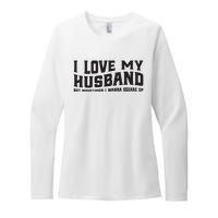 I Love My Husband But Sometimes I Wanna Square Up Womens CVC Long Sleeve Shirt