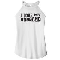 I Love My Husband But Sometimes I Wanna Square Up Women's Perfect Tri Rocker Tank