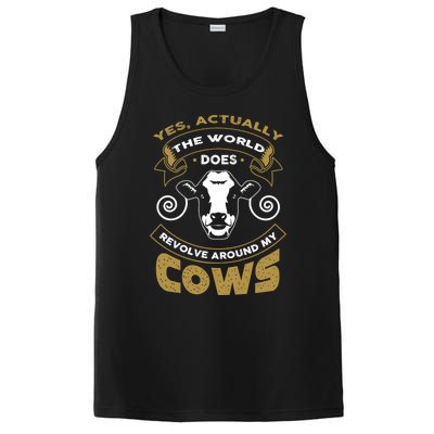 I Love My Cows Gift Funny Cows Gift PosiCharge Competitor Tank