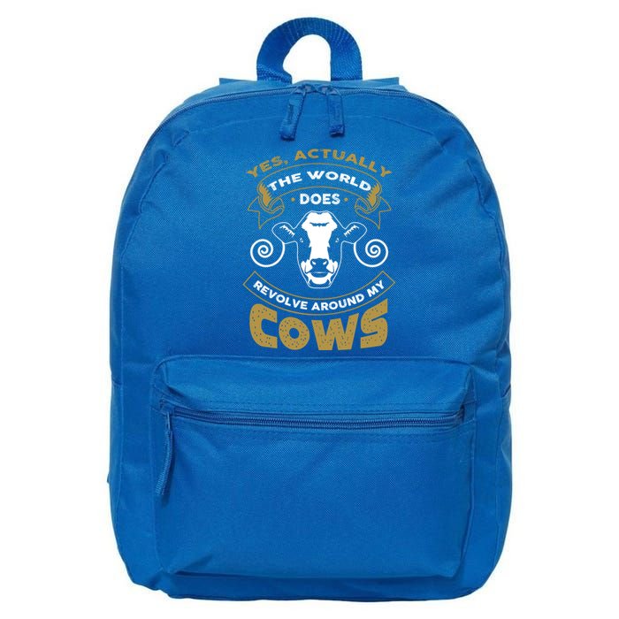 I Love My Cows Gift Funny Cows Gift 16 in Basic Backpack