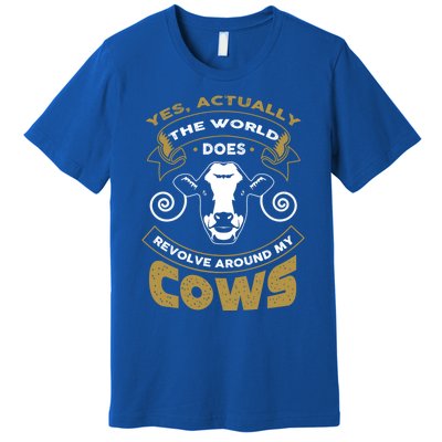 I Love My Cows Gift Funny Cows Gift Premium T-Shirt