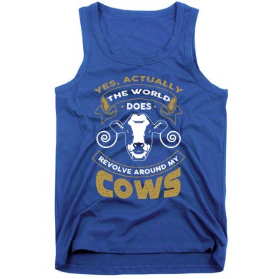 I Love My Cows Gift Funny Cows Gift Tank Top