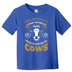 I Love My Cows Gift Funny Cows Gift Toddler T-Shirt