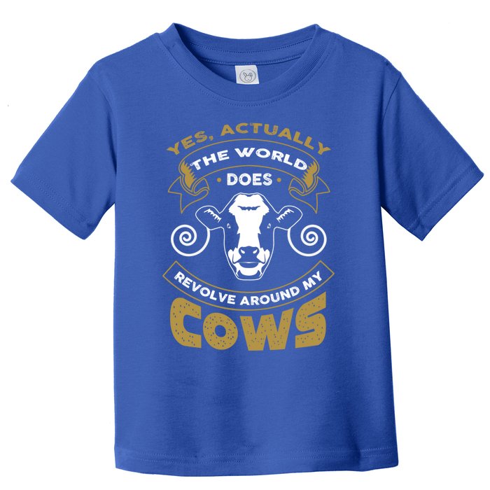 I Love My Cows Gift Funny Cows Gift Toddler T-Shirt