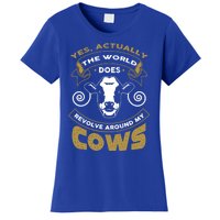 I Love My Cows Gift Funny Cows Gift Women's T-Shirt