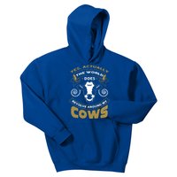 I Love My Cows Gift Funny Cows Gift Kids Hoodie