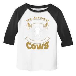 I Love My Cows Gift Funny Cows Gift Toddler Fine Jersey T-Shirt