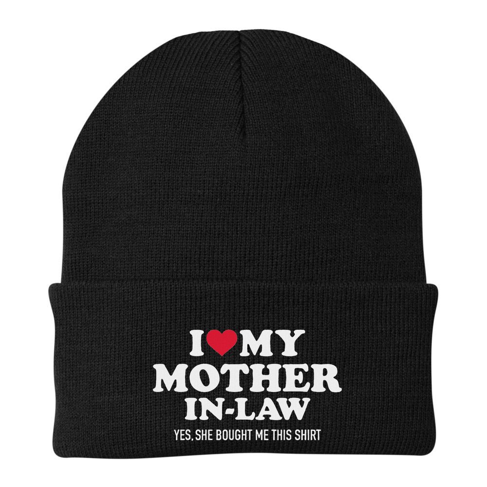 I Love My Mother In Law For Son In Law Beanie
