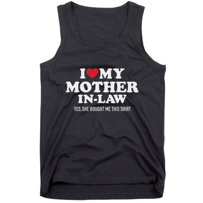 I Love My Mother In Law For Son In Law Tank Top