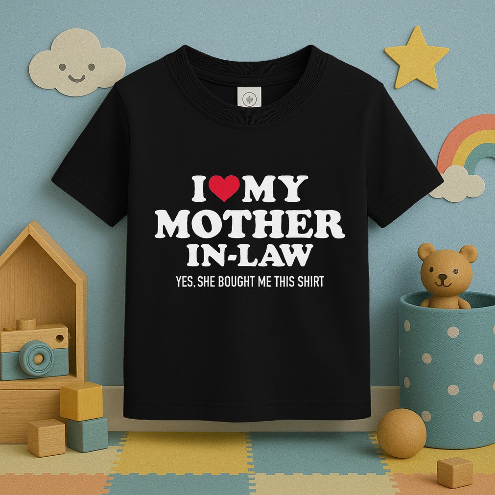 I Love My Mother In Law For Son In Law Toddler T-Shirt