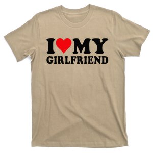 I Love My Girlfriend I Heart My Girlfriend I Love My GF T-Shirt