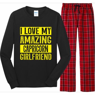 I love my amazing Capricorn girlfriend astrology Funny Long Sleeve Pajama Set