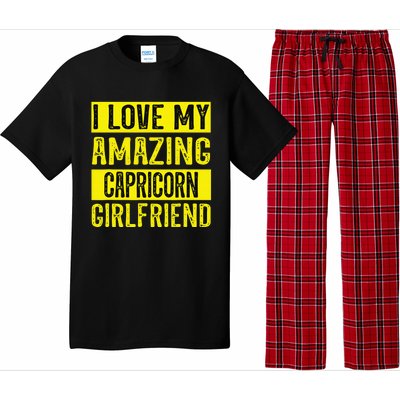 I love my amazing Capricorn girlfriend astrology Funny Pajama Set