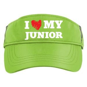 I Love My Junior Favorite Family Member Valentines Gift Adult Drive Performance Visor