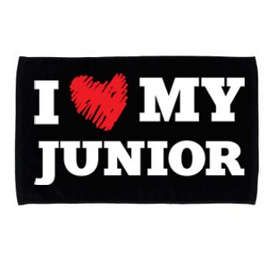 I Love My Junior Favorite Family Member Valentines Gift Microfiber Hand Towel