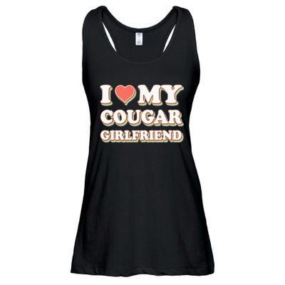 I Loved My Cougar Girlfriend Vintage I Heart My Cougar GF Ladies Essential Flowy Tank