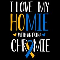 I Love My Homie With An Extra Chromie Down Syndrome T21 Impact Tech Backpack