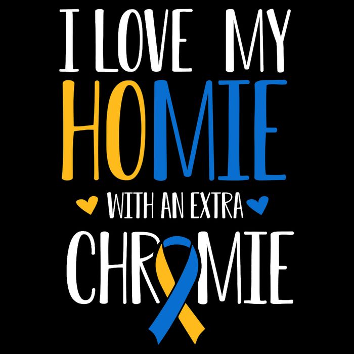 I Love My Homie With An Extra Chromie Down Syndrome T21 Impact Tech Backpack
