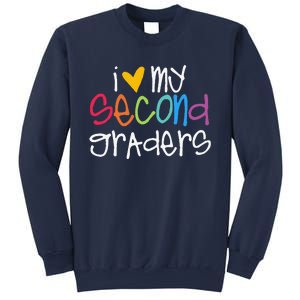 I Love My Second Graders Heart First Day Of School Teacher Sweatshirt