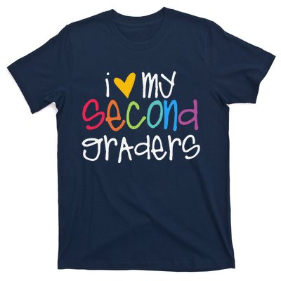 I Love My Second Graders Heart First Day Of School Teacher T-Shirt