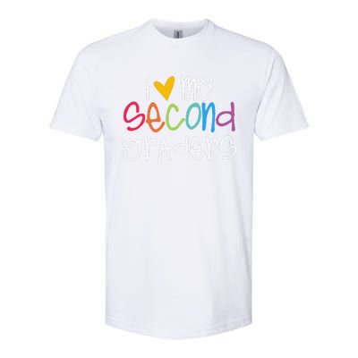 I Love My Second Graders Heart First Day Of School Teacher Softstyle CVC T-Shirt