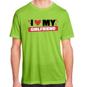 I Love My Friend Gift Funny Design Gift Adult ChromaSoft Performance T-Shirt