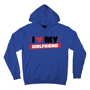 I Love My Friend Gift Funny Design Gift Hoodie