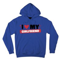 I Love My Friend Gift Funny Design Gift Hoodie