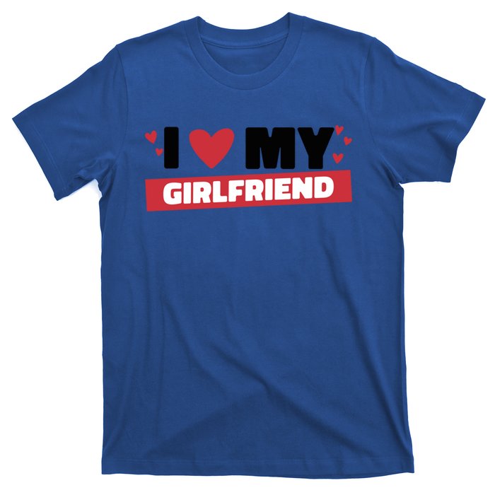 I Love My Friend Gift Funny Design Gift T-Shirt