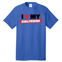 I Love My Friend Gift Funny Design Gift Tall T-Shirt