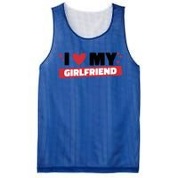 I Love My Friend Gift Funny Design Gift Mesh Reversible Basketball Jersey Tank