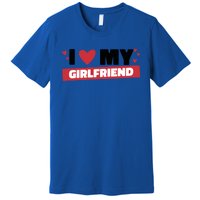 I Love My Friend Gift Funny Design Gift Premium T-Shirt