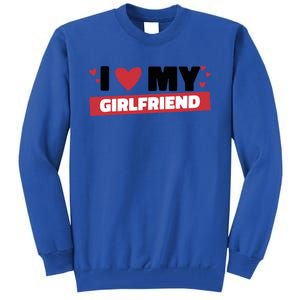 I Love My Friend Gift Funny Design Gift Tall Sweatshirt