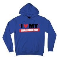 I Love My Friend Gift Funny Design Gift Tall Hoodie