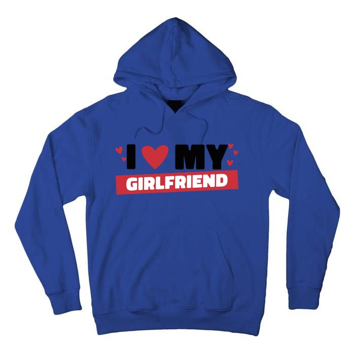 I Love My Friend Gift Funny Design Gift Tall Hoodie