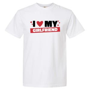 I Love My Friend Gift Funny Design Gift Garment-Dyed Heavyweight T-Shirt